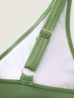Side Pleated Star Detail One-Piece Swim