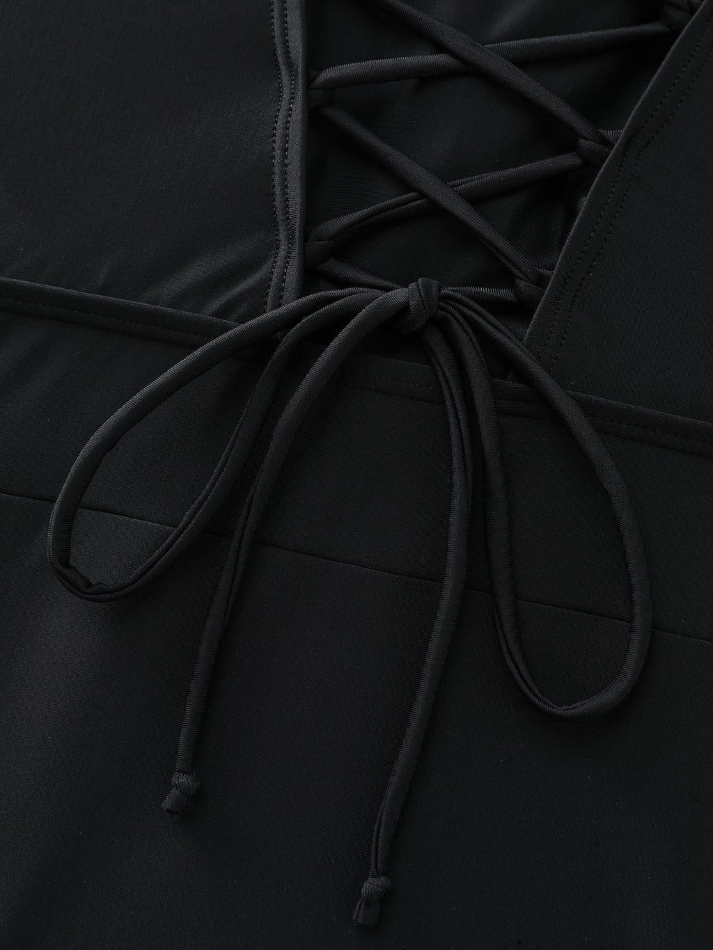 Back-Tie Tummy-Control One-Piece Swimsuit