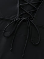 Back-Tie Tummy-Control One-Piece Swimsuit