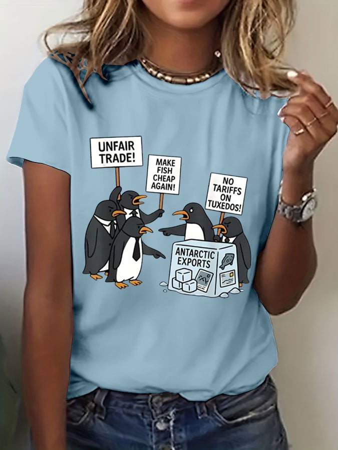 🔥Buy 3 Get 15% Off🔥Women's Hands Off Print T-Shirt