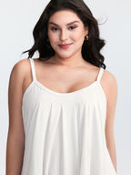 Supersoft Stretchy Pleated Tank Top