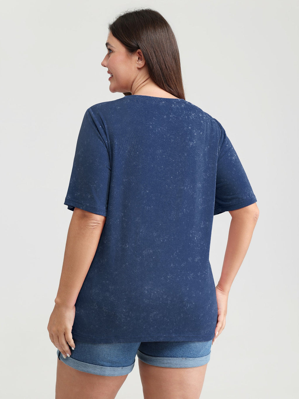 Summer-Ready Print Snowflake Effect T-Shirt