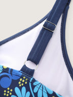 Boho Print Tummy-Control One-Piece Swim