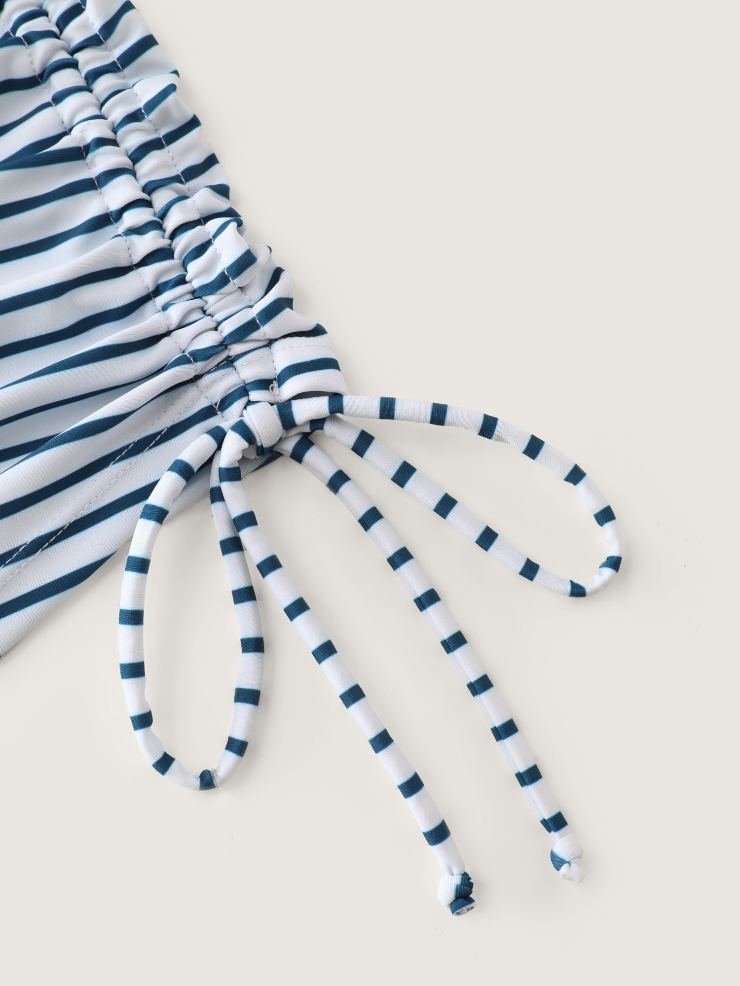 Striped Print UPF 50+ Protection Swim Top