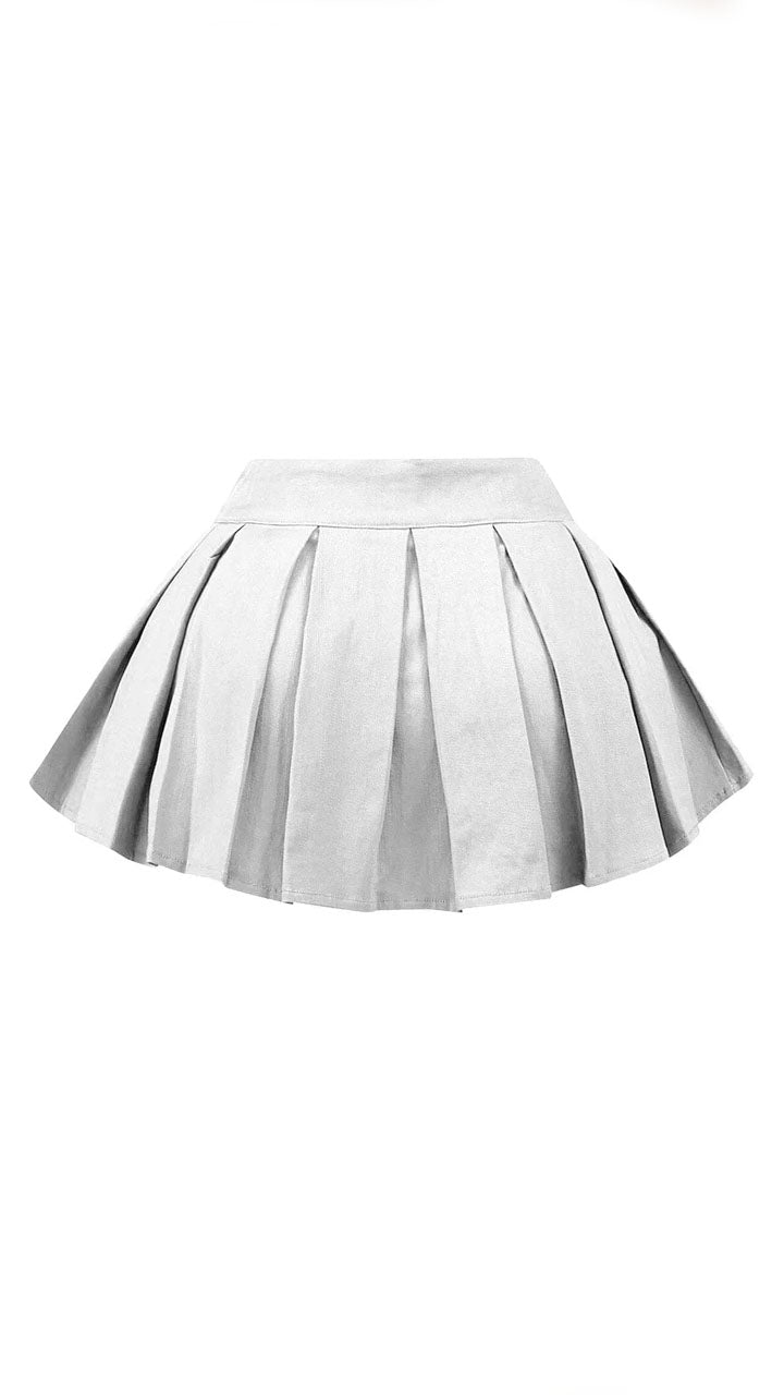 Women's Spring/Summer Casual Pleated Skirt Pleated Mini Skirt Sports Tennis Skirt