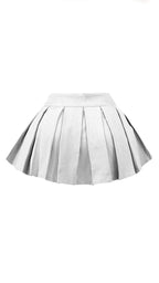 Women's Spring/Summer Casual Pleated Skirt Pleated Mini Skirt Sports Tennis Skirt