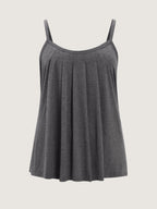 Supersoft Stretchy Pleated Tank Top