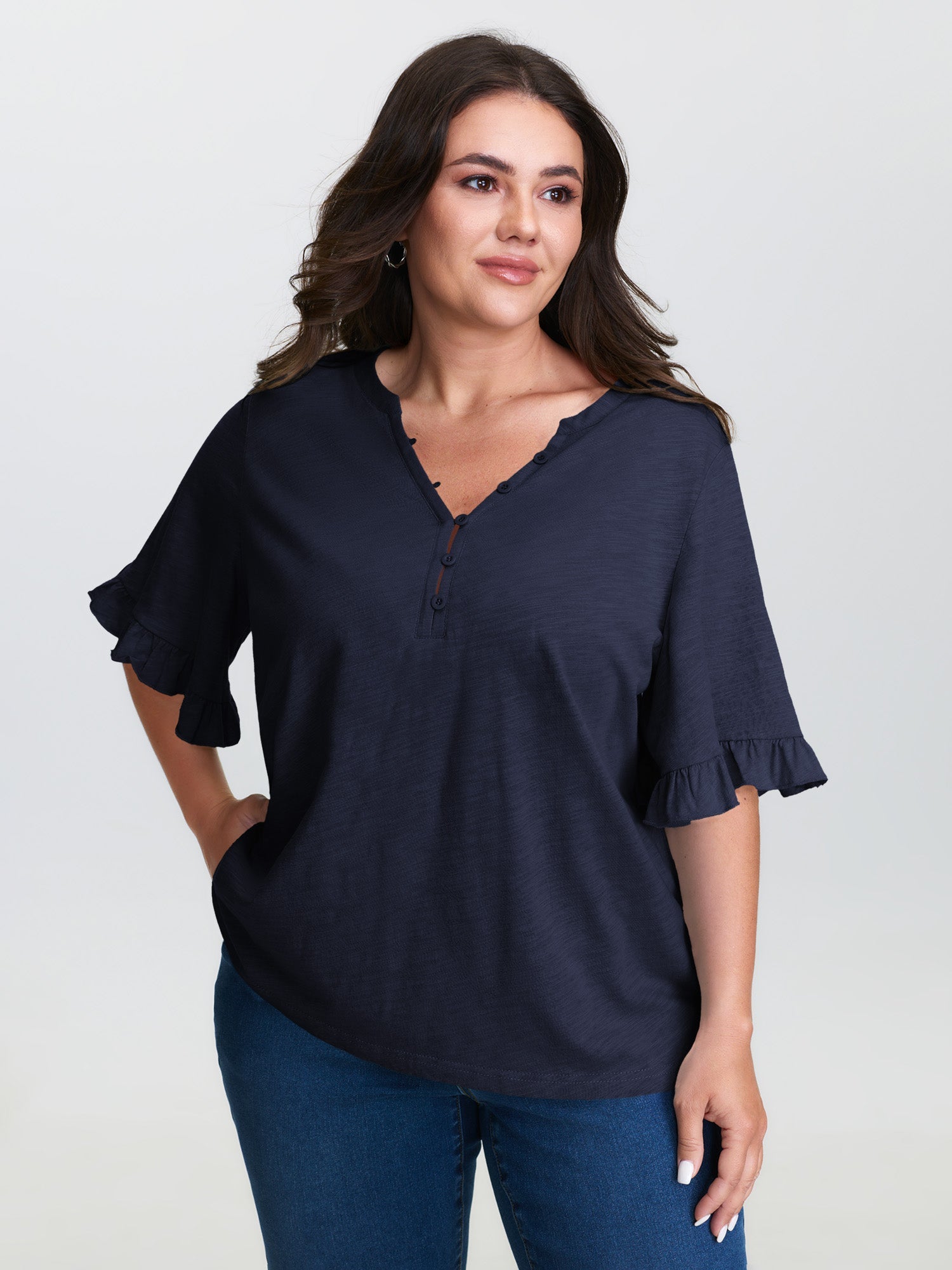Pure Cotton Arm-Friendly T-Shirt