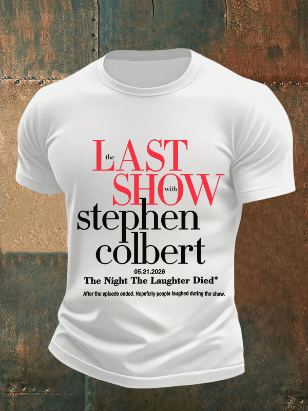 🔥Buy 3 Get 15% Off🔥Men's Retro Last Show Print T-Shirt