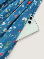 Floral Print Pockets Tiered Maxi Dress