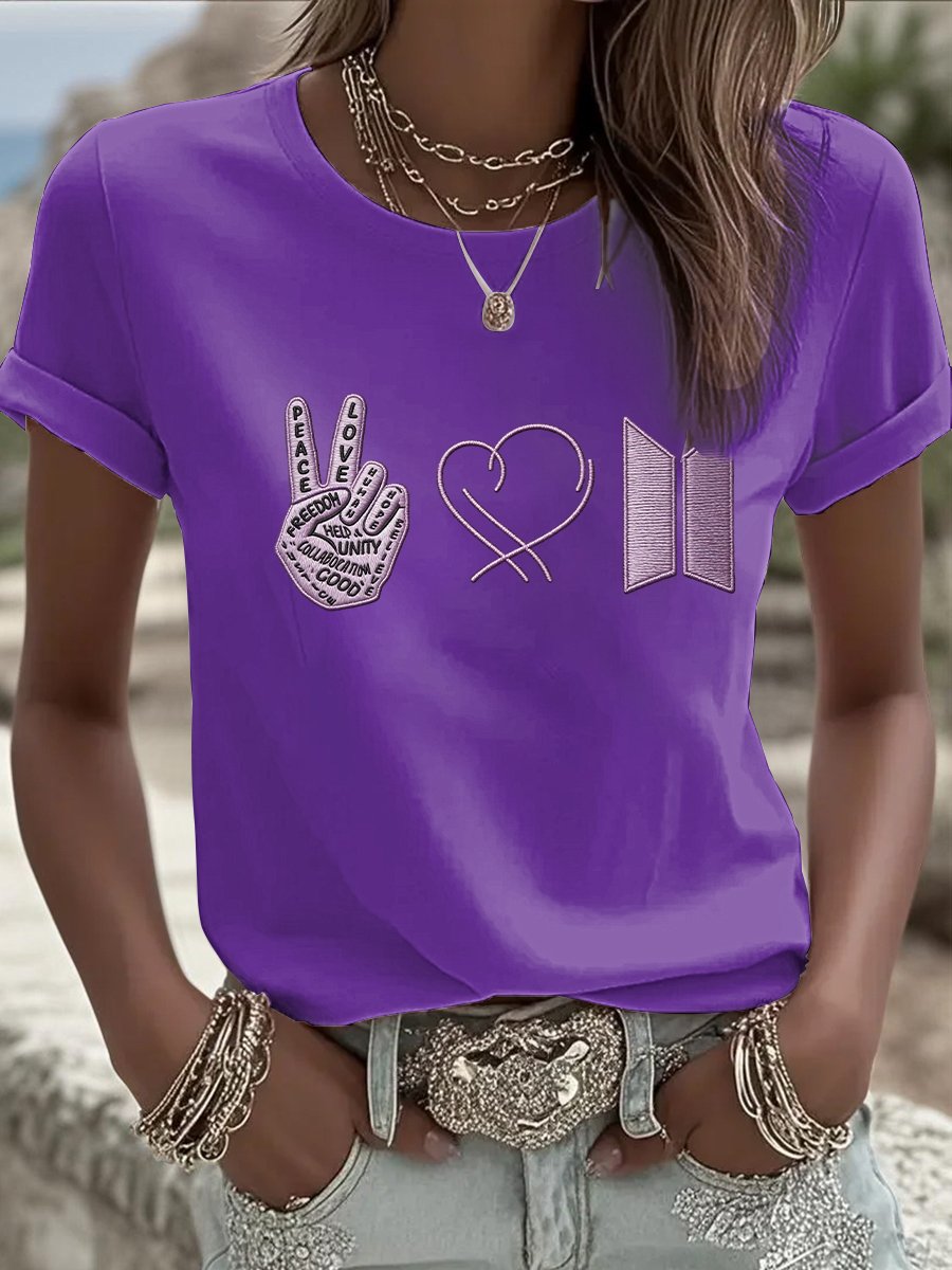 Women'S 2026 Bts Comeback Art Print T-Shirt