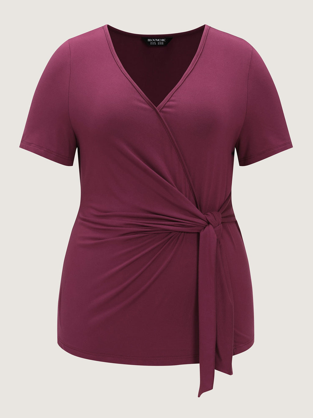Supersoft Draped Side-Tie T-Shirt