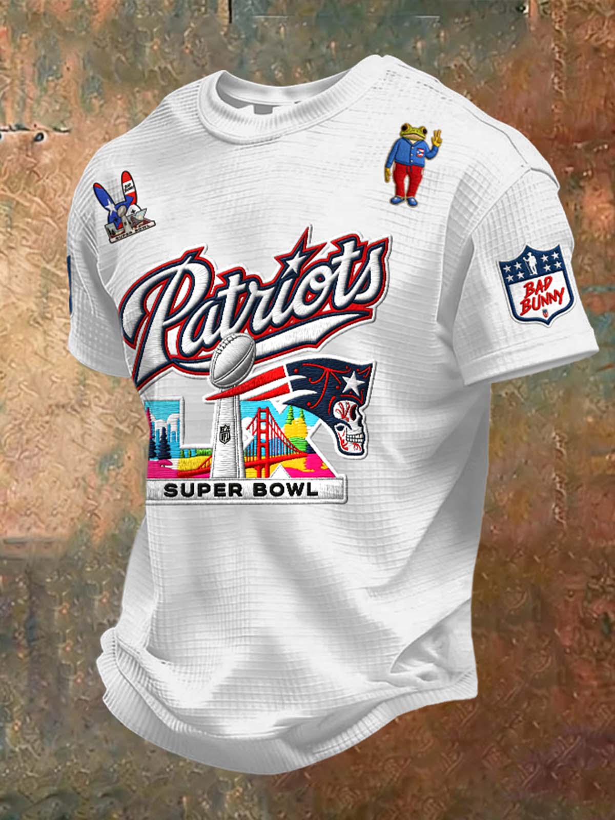 Men's Football Print Short-Sleeve T-Shirt