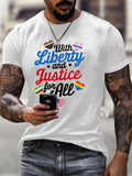 Men's With liberty and justice for all  T-Shirt