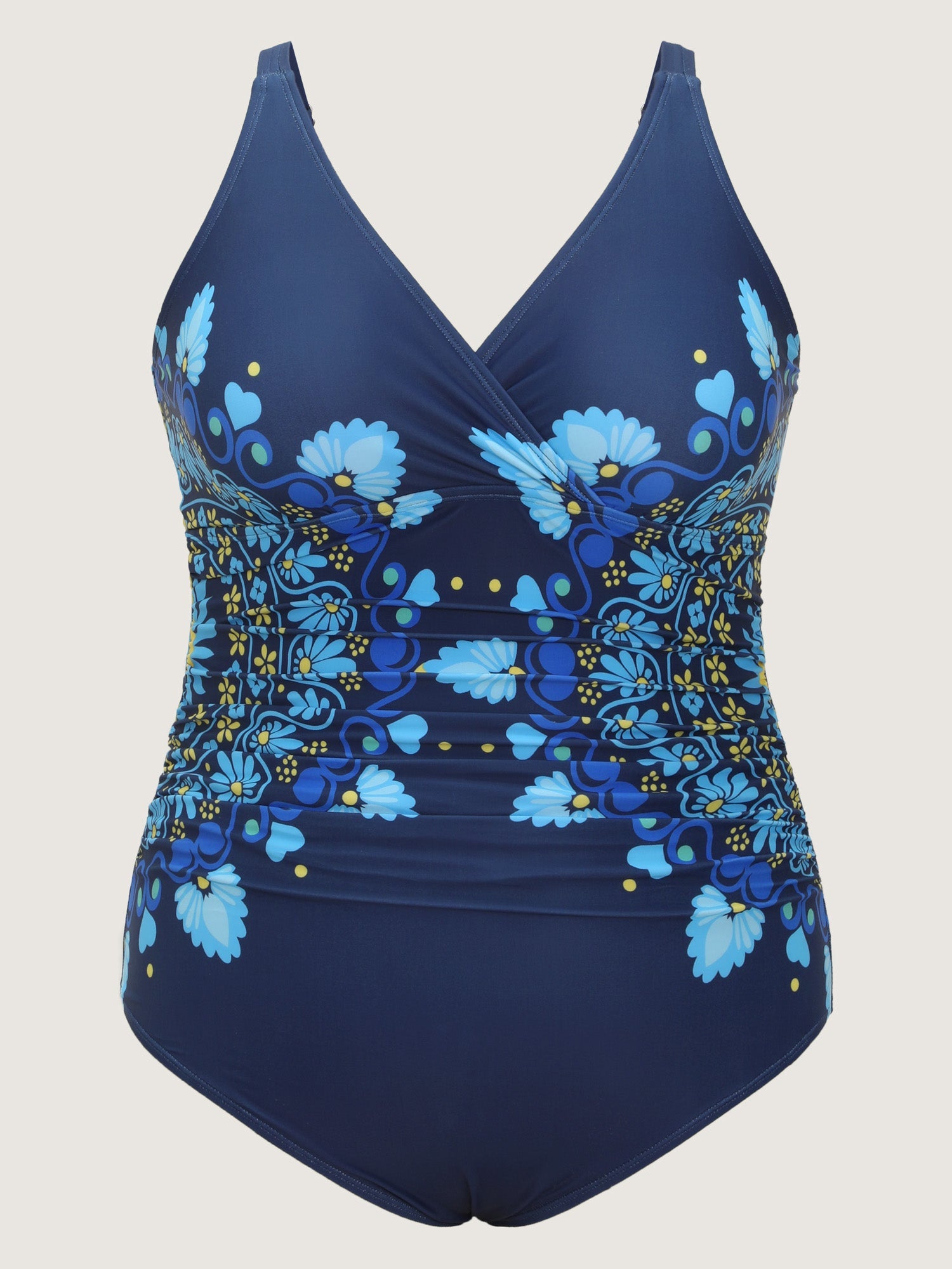 Boho Print Tummy-Control One-Piece Swim