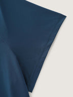 Stretchy Knotted Draped Neckline Blouse