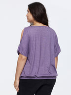 Supersoft Cut-Out Shoulder T-Shirt