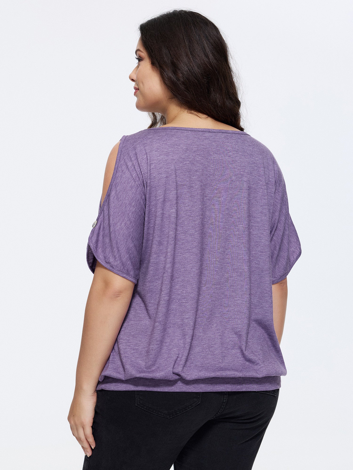 Supersoft Cut-Out Shoulder T-Shirt