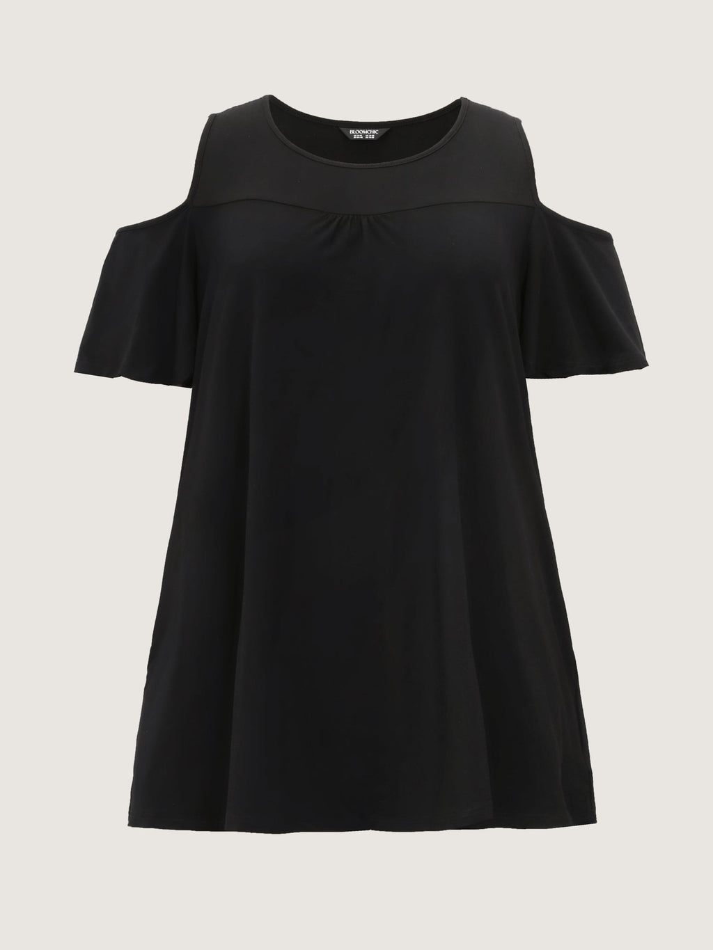 Supersoft Bust-Friendly Shoulder Cut-Out T-Shirt