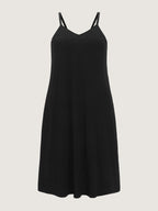 Supersoft Stretchy Supportive Bra Flowy Midi Dress