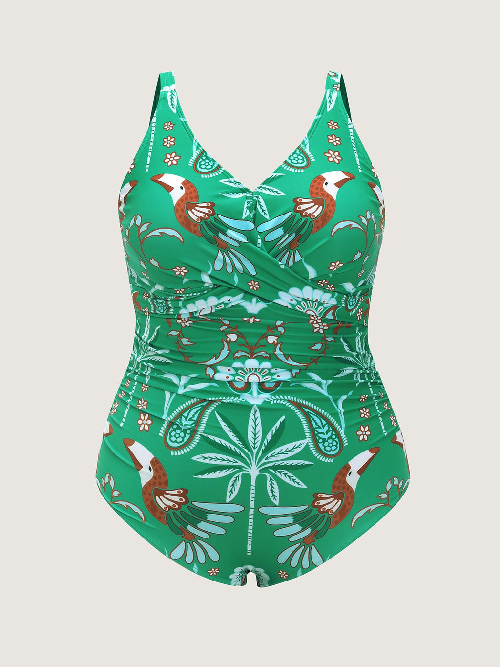 Paisley Print Tummy-Friendly One-Piece Swim