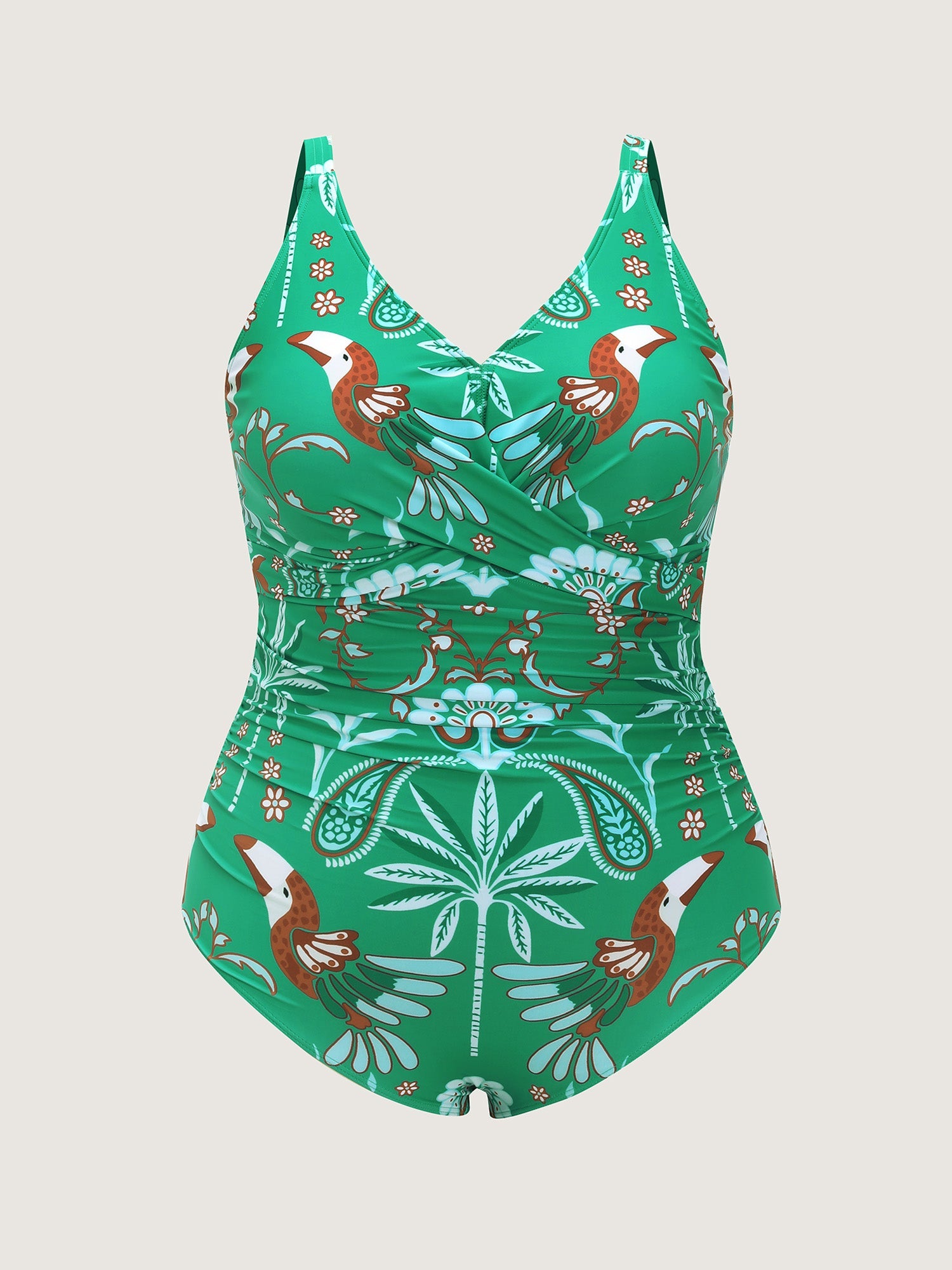 Paisley Print Tummy-Friendly One-Piece Swim