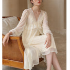 Fairycore 2pcs Tulle Sleep Dress Set
