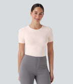 Seamless Flow Smoothing Adjustable Leg Straps Work Bodysuit-Easy Peezy