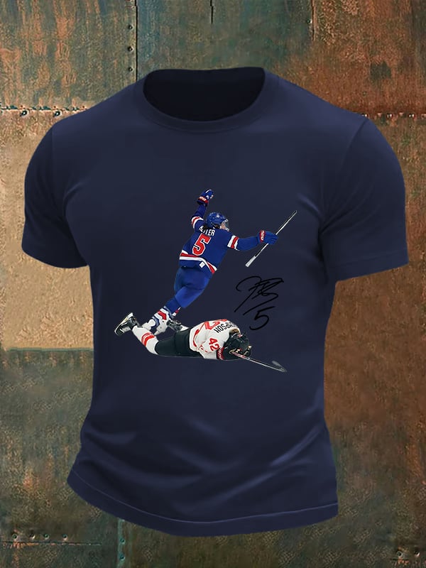 Men's   Funny Character Print T-Shirt