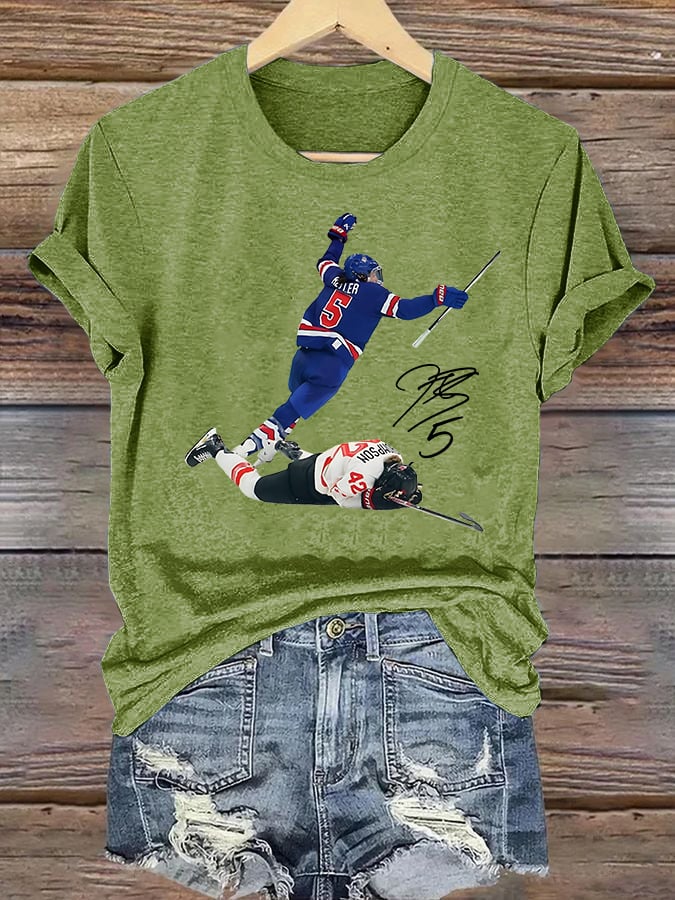 Women's  Funny Character Print T-Shirt
