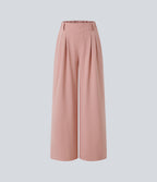 2026🔥 FlexTM High Waisted Pocket Straight Leg Work Pants