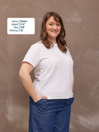 Adele Relaxed Tee - White