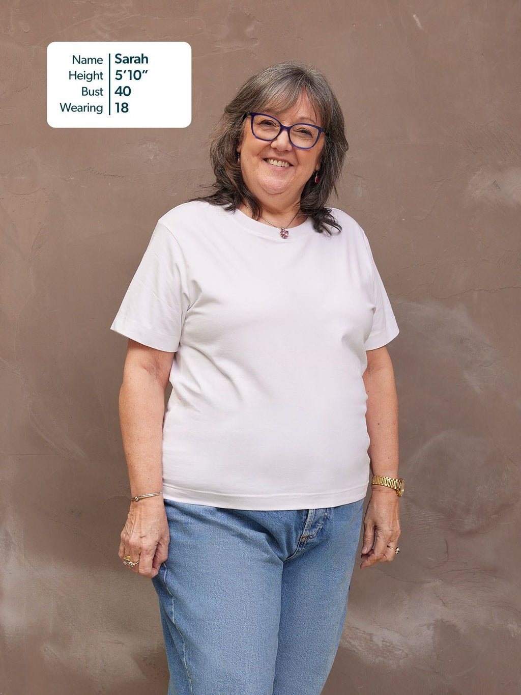 Adele Relaxed Tee - White