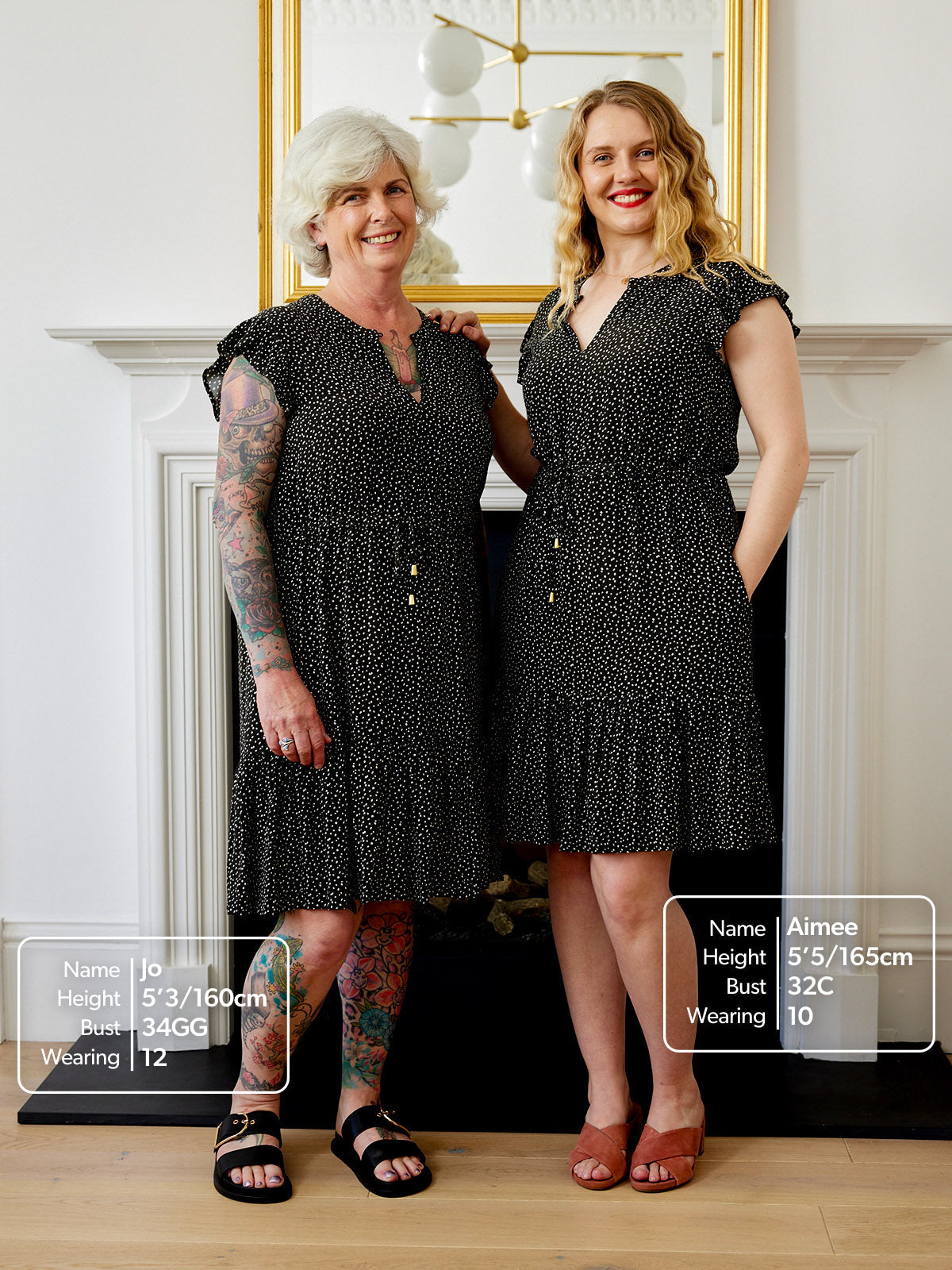 Aimee Spot Dress
