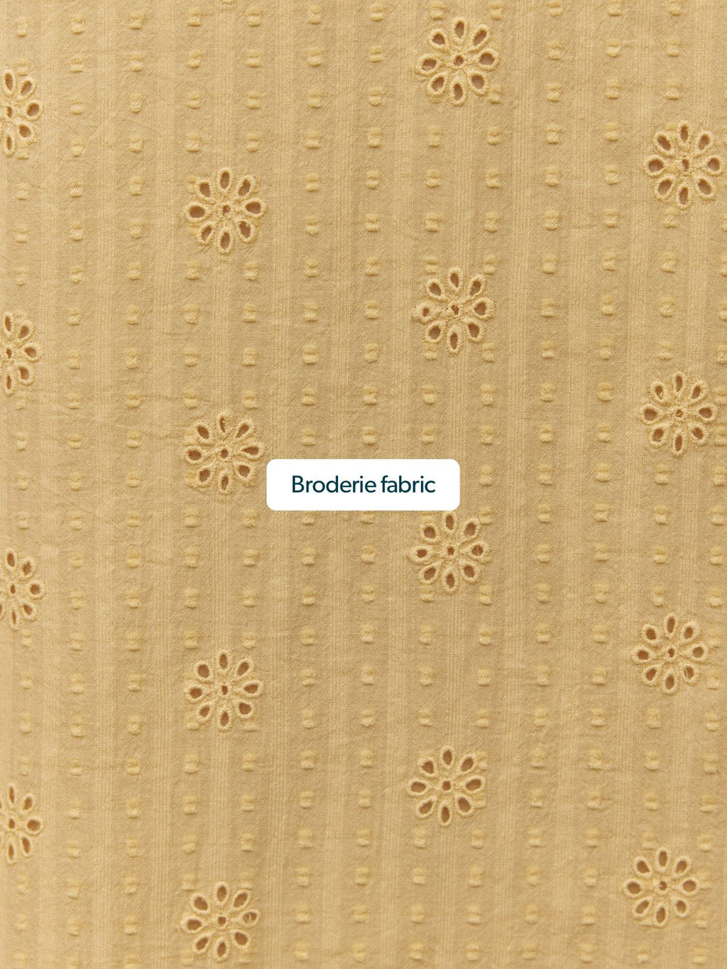 Allegra Broderie Button Through Dress - Yellow