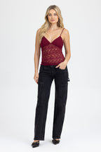 Chelle Low Rise Slim Wide Cargo