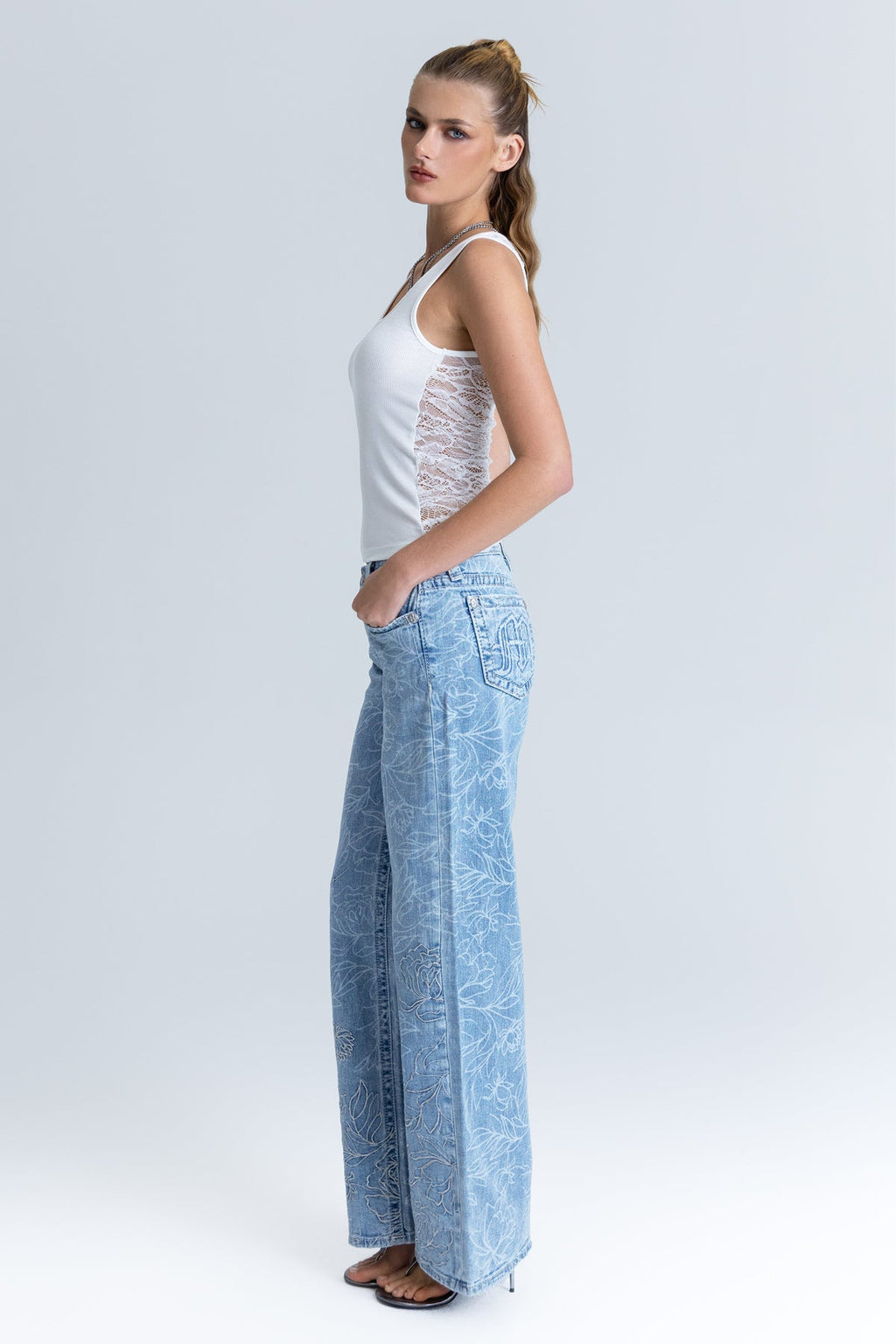 Peony Wide Leg Jeans