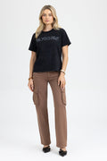 Fawn Low Rise Cargo Slim Wide