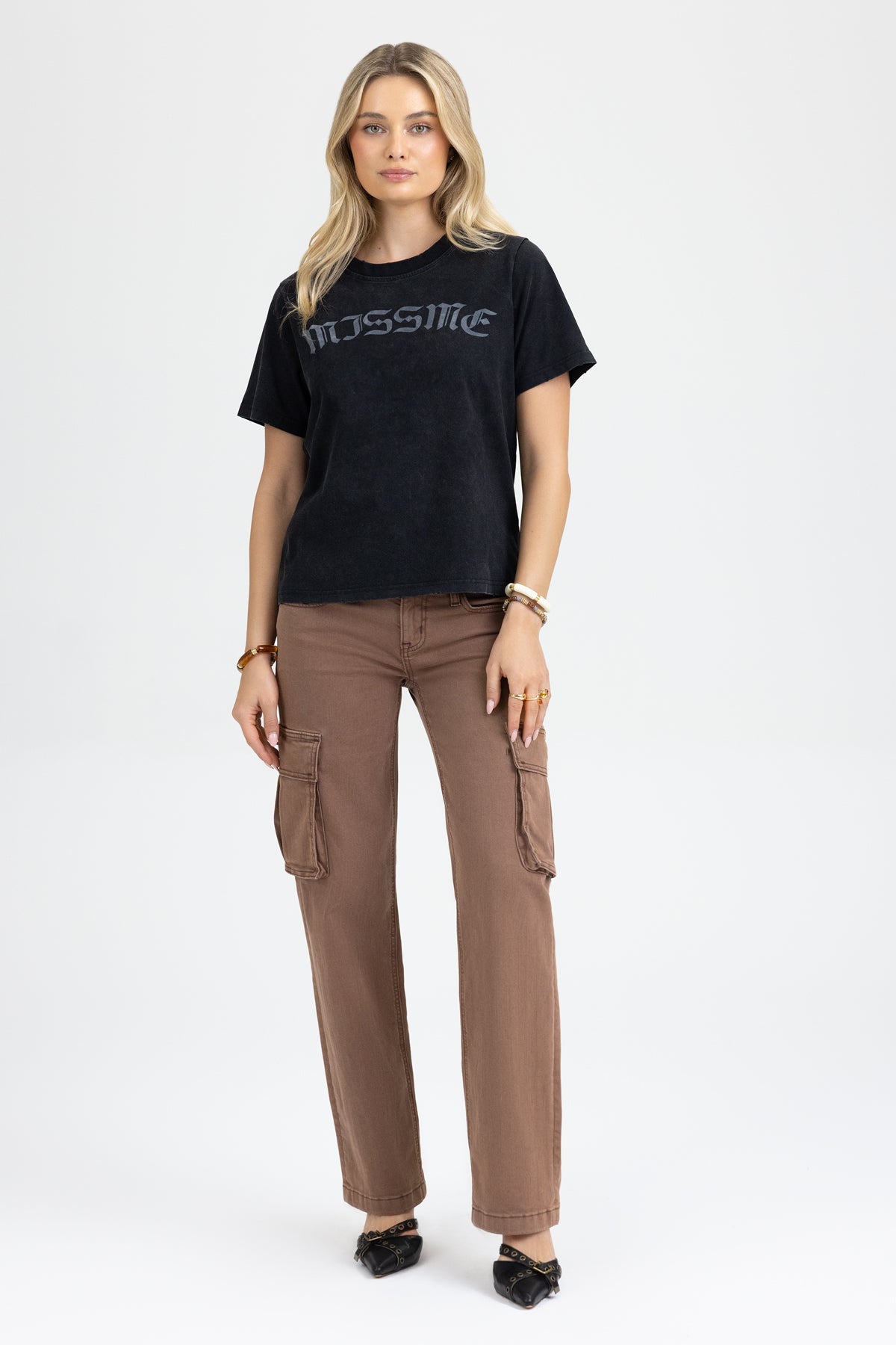 Fawn Low Rise Cargo Slim Wide