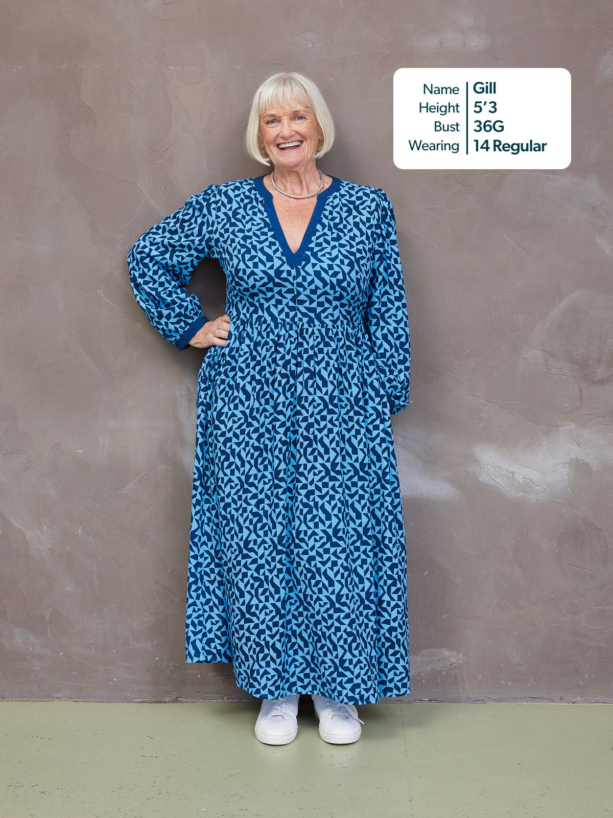 Barbara Geo Print Dress