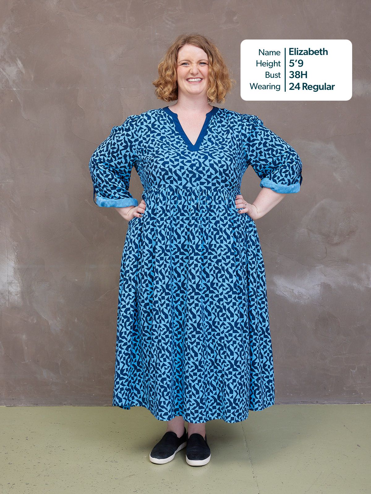 Barbara Geo Print Dress
