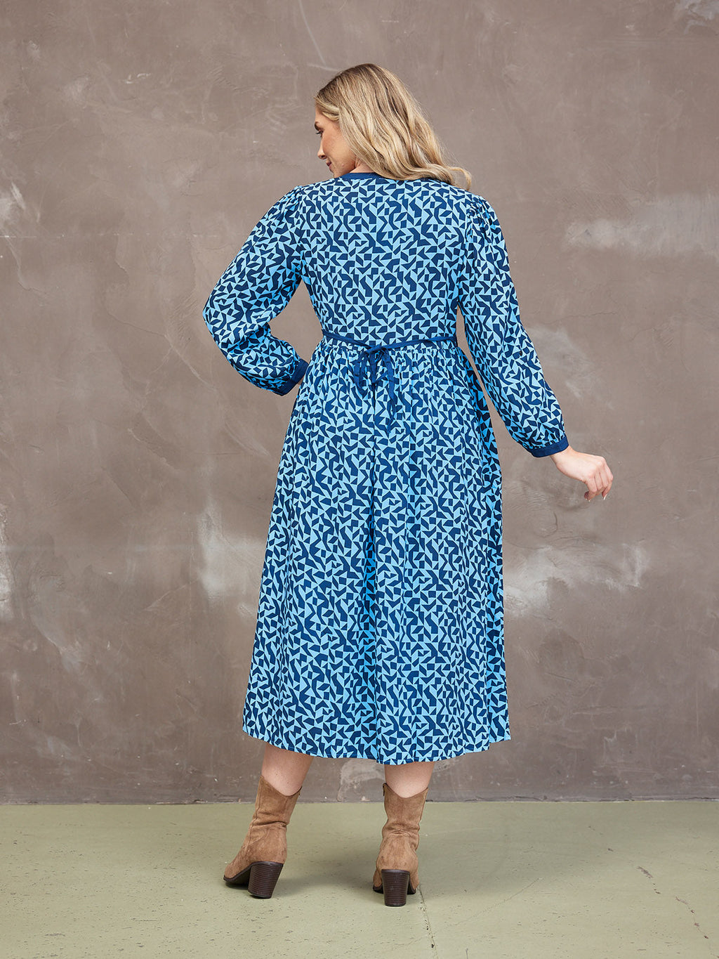 Barbara Geo Print Dress