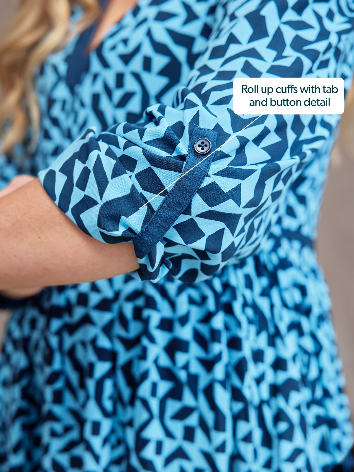 Barbara Geo Print Dress