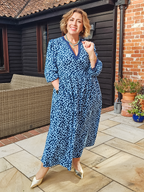 Barbara Geo Print Dress