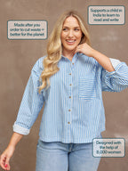 Becca Cotton Stripe Shirt