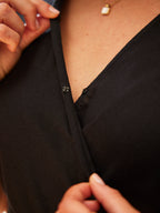 Brittany Wrap Dress - Black