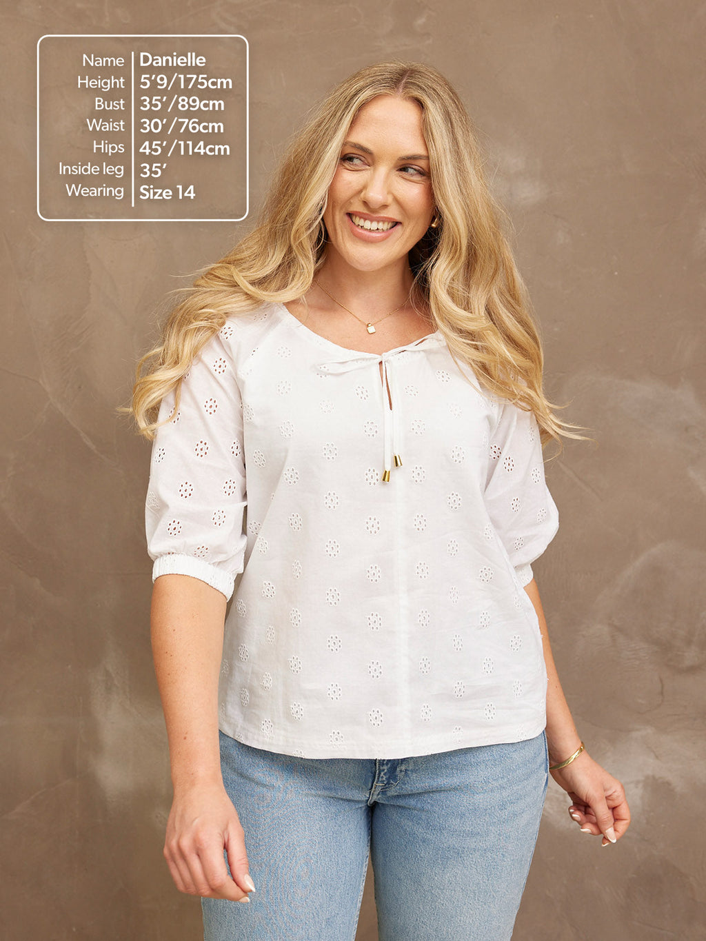 Florence Broderie Blouson Top