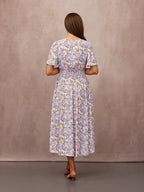 Maddie Short Sleeve Dress - Floral Print