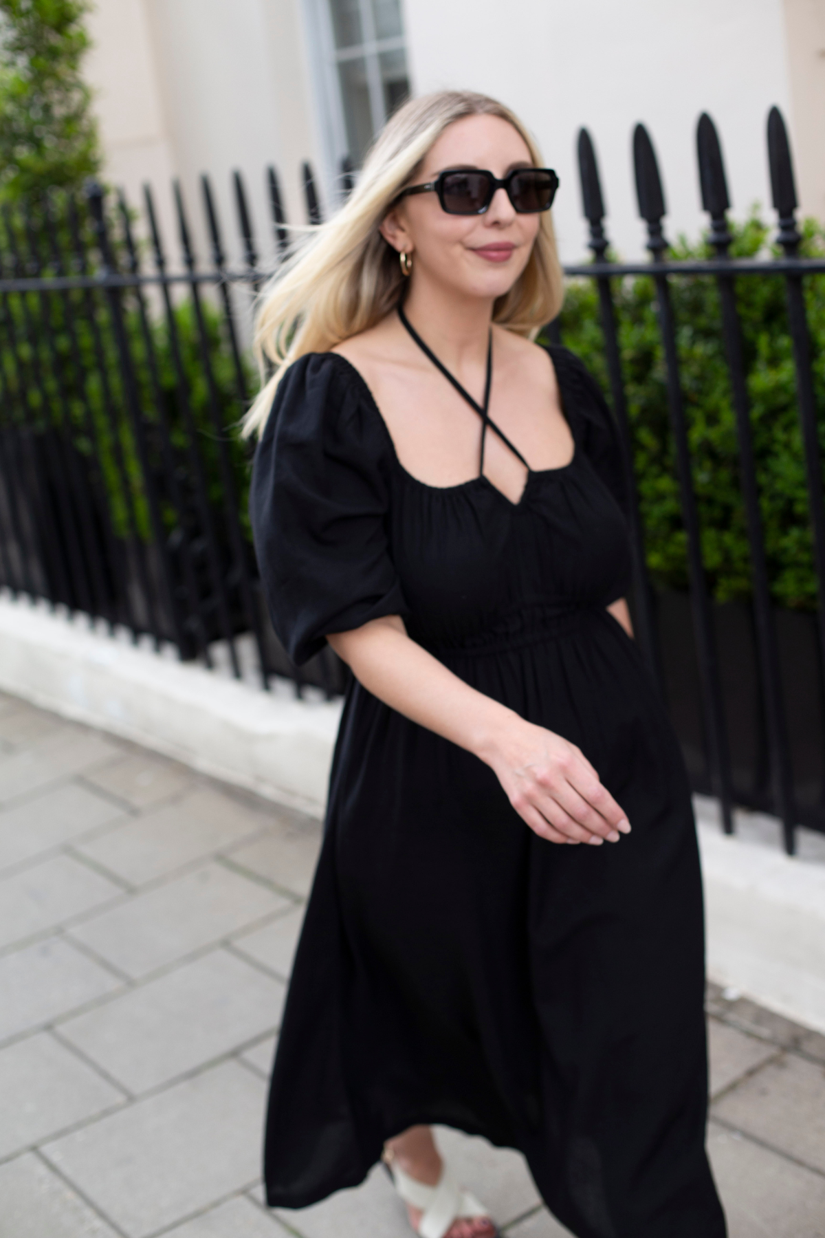Cader 4 Way Midi Dress - Black