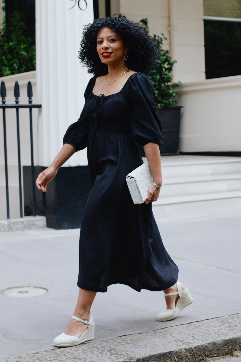 Cader 4 Way Midi Dress - Black